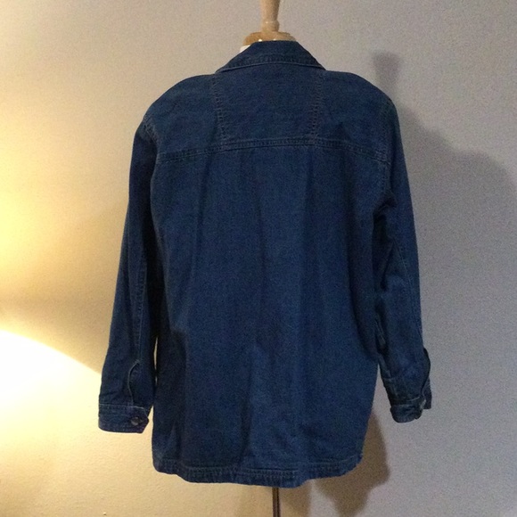 Cabin Creek Large Blue Denim Jacket - Picture 7 of 13